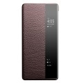 Skórzane Etui Smart Cover QIALINO Huawei Mate 40 brązowy