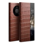 Skórzane Etui Smart Cover QIALINO Huawei Mate 40 brązowy