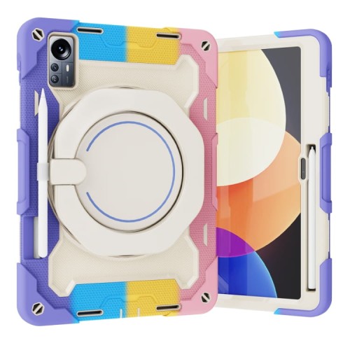 Shockproof Pancerne Etui z Uchwytem do Xiaomi Pad 5 Pro 12.4 kolorowe