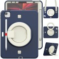Shockproof Pancerne Etui z Paskiem i Uchwytem do iPad Pro 11 2022/2021/2020 granatowe