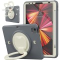 Shockproof Pancerne Etui z Paskiem i Uchwytem do iPad Pro 11 2022/2021/2020 szare