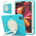 Shockproof Pancerne Etui z Paskiem i Uchwytem do iPad Pro 11 2022/2021/2020 niebieskie