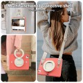 Shockproof Pancerne Etui z Paskiem i Uchwytem do iPad Pro 11 2022/2021/2020 koralowe
