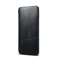 Denior Skórzane Etui Pokrowiec do Samsung Galaxy S10 granatowe