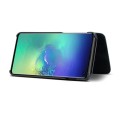 Denior Skórzane Etui Pokrowiec do Samsung Galaxy S10 granatowe