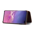 Denior Skórzane Etui Pokrowiec do Samsung Galaxy S10+ brązowe