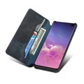 Denior Skórzane Etui Pokrowiec do Samsung Galaxy S10+ granatowe