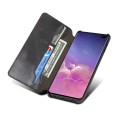 Denior Skórzane Etui Pokrowiec do Samsung Galaxy S10+ czarne