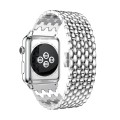 Regulowana stalowa bransoleta z motylkowym zapięciem do Apple Watch 38mm - kolor srebrny