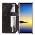 Denior Skórzane Etui Pokrowiec do Samsung Galaxy Note 8 czarne