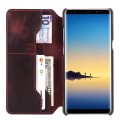 Denior Skórzane Etui Pokrowiec do Samsung Galaxy Note 8 bordowe