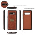 POLA Etui Portfel Obudowa do Samsung Galaxy Note 8 brązowe