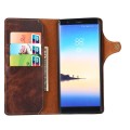 Denior Skórzane Etui Pokrowiec do Samsung Galaxy Note 8 brązowe
