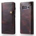 Denior Skórzane Etui Pokrowiec do Samsung Galaxy Note 8 bordowe