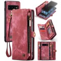 Etui Pokrowiec Portfel CASEME do Samsung Galaxy S10 czerwony