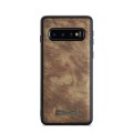 Etui Pokrowiec Portfel CASEME do Samsung Galaxy S10 brązowy