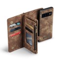 Etui Pokrowiec Portfel CASEME do Samsung Galaxy S10 brązowy
