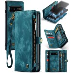 Etui Pokrowiec Portfel CASEME do Samsung Galaxy S10 niebieski