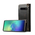 Denior Skórzane Etui Pokrowiec do Samsung Galaxy S10 czarne