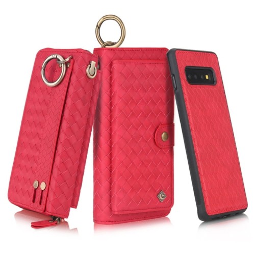 POLA Etui Portfel Pokrowiec do Samsung Galaxy S10 czerwone