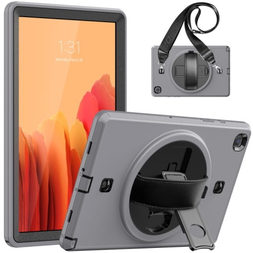 Pancerne Etui z Osłoną Ekranu do Samsung Galaxy Tab A7 10.4 szare
