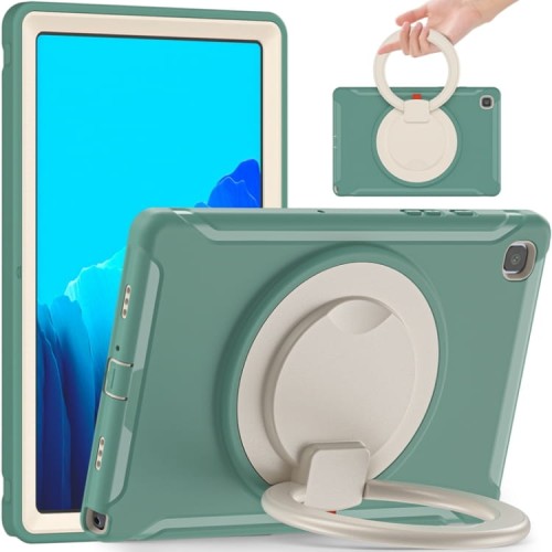 Pancerne Etui z Uchwytem do Samsung Galaxy Tab A7 10.4 szmaragdowo-zielone
