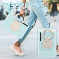 Pancerne Etui z Uchwytem do Samsung Galaxy Tab S8+ / Tab S7+ / Tab S7 FE 12.4 niebieskie