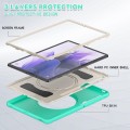 Pancerne Etui z Uchwytem do Samsung Galaxy Tab S8+ / Tab S7+ / Tab S7 FE 12.4 zielone miętowe