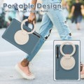 Pancerne Etui z Uchwytem do Samsung Galaxy Tab S8+ / Tab S7+ / Tab S7 FE 12.4 chabrowe