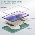 Pancerne Etui z Uchwytem do Samsung Galaxy Tab S8+ / Tab S7+ / Tab S7 FE 12.4 szmaragdowo-zielone