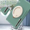 Pancerne Etui z Uchwytem do Samsung Galaxy Tab S8+ / Tab S7+ / Tab S7 FE 12.4 szmaragdowo-zielone