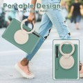 Pancerne Etui z Uchwytem do Samsung Galaxy Tab S8+ / Tab S7+ / Tab S7 FE 12.4 szmaragdowo-zielone