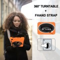 Shockproof Pancerne Etui z Paskiem do Samsung Galaxy Tab S6 Lite pomarańczowe