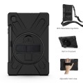 Shockproof Pancerne Etui z Paskiem do Samsung Galaxy Tab S6 Lite czarne