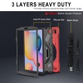 Shockproof Pancerne Etui z Paskiem do Samsung Galaxy Tab S6 Lite czerwone