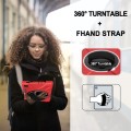 Shockproof Pancerne Etui z Paskiem do Samsung Galaxy Tab S6 Lite czerwone