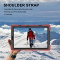 Shockproof Pancerne Etui z Paskiem do Samsung Galaxy Tab S6 Lite czerwone