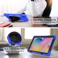 Shockproof Pancerne Etui z Paskiem do Samsung Galaxy Tab S6 Lite niebieskie