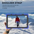 Shockproof Pancerne Etui z Paskiem do Samsung Galaxy Tab S6 Lite niebieskie