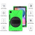 Shockproof Pancerne Etui z Uchwytem i Paskiem do Samsung Galaxy Tab S6 Lite zielone