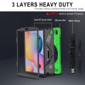 Shockproof Pancerne Etui z Uchwytem i Paskiem do Samsung Galaxy Tab S6 Lite zielone