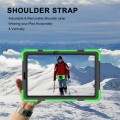 Shockproof Pancerne Etui z Uchwytem i Paskiem do Samsung Galaxy Tab S6 Lite zielone