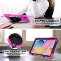 Shockproof Pancerne Etui z Uchwytem i Paskiem do Samsung Galaxy Tab S6 Lite różowe