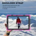 Shockproof Pancerne Etui z Uchwytem i Paskiem do Samsung Galaxy Tab S6 Lite różowe