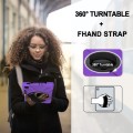 Shockproof Pancerne Etui z Uchwytem i Paskiem do Samsung Galaxy Tab S6 Lite fioletowe