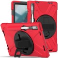 Shockproof Pancerne Etui z Uchwytem do Lenovo Tab 11 Pro 2 Generacja czerwone