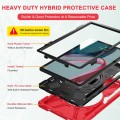 Shockproof Pancerne Etui z Uchwytem do Lenovo Tab 11 Pro 2 Generacja czerwone