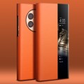 QIALINO Biznesowe Skórzane Etui smart Cover do Huawei Mate 50 orange