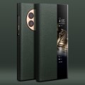 QIALINO Biznesowe Skórzane Etui smart Cover do Huawei Mate 50 zielone