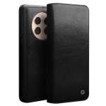 QIALINO Klasyczny Skórzany Pokrowiec Etui do Huawei Mate 50 czarny